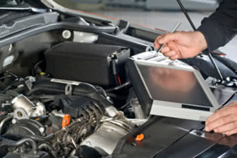 photo of automotive tune-up and diagnostics